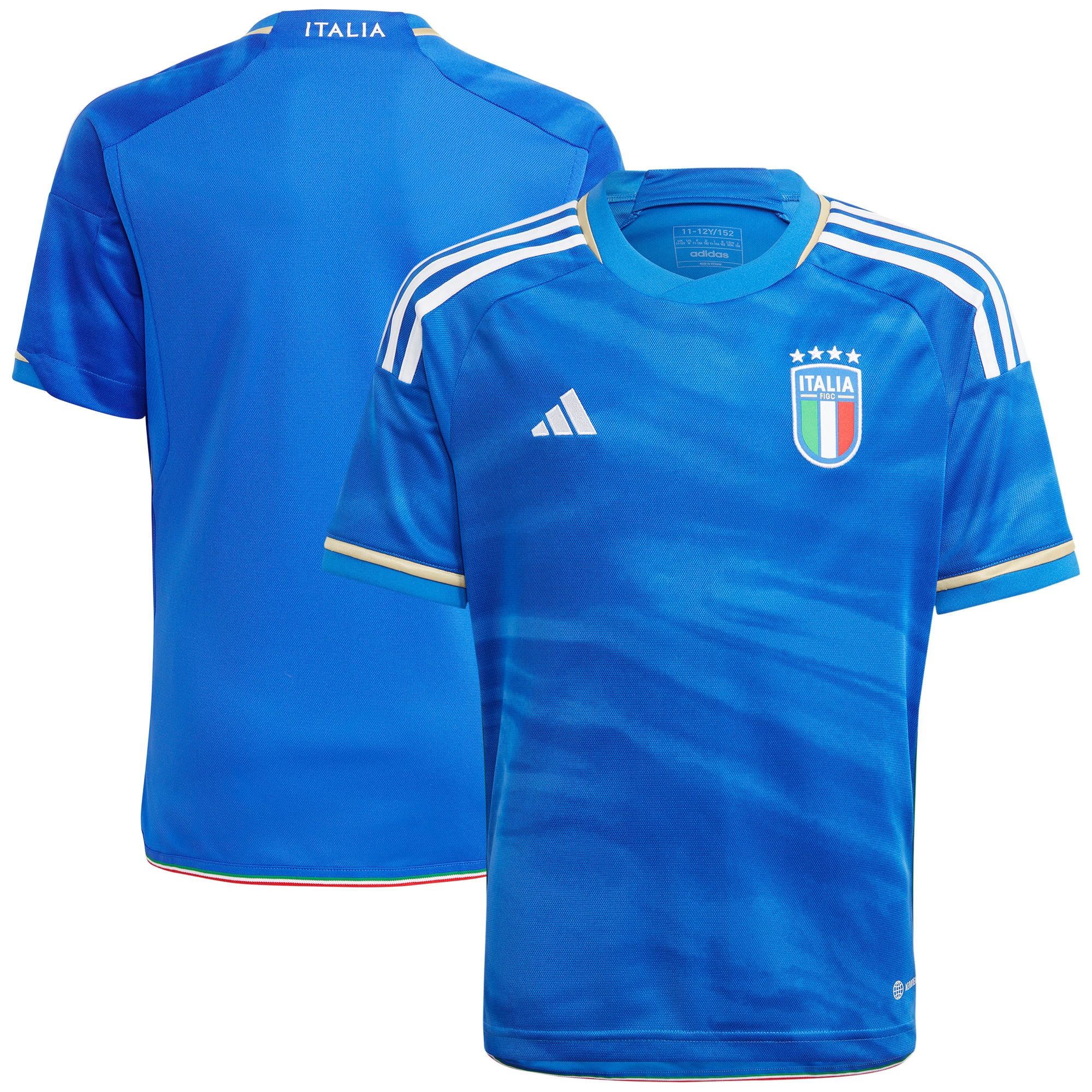 Italy National Team Youth 2023 Home Replica Jersey – Blue