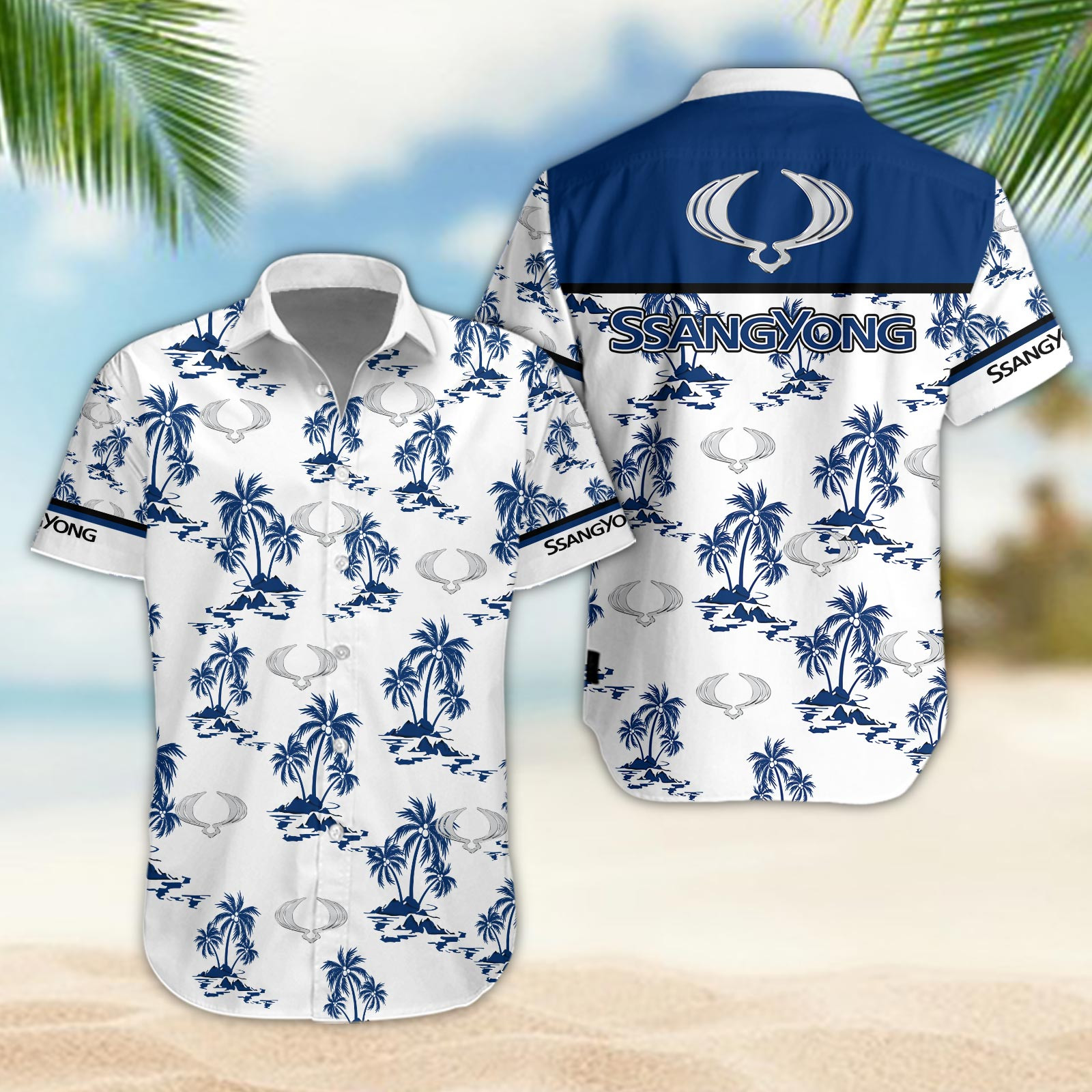 Ssangyong Motor Hawaiian Shirt