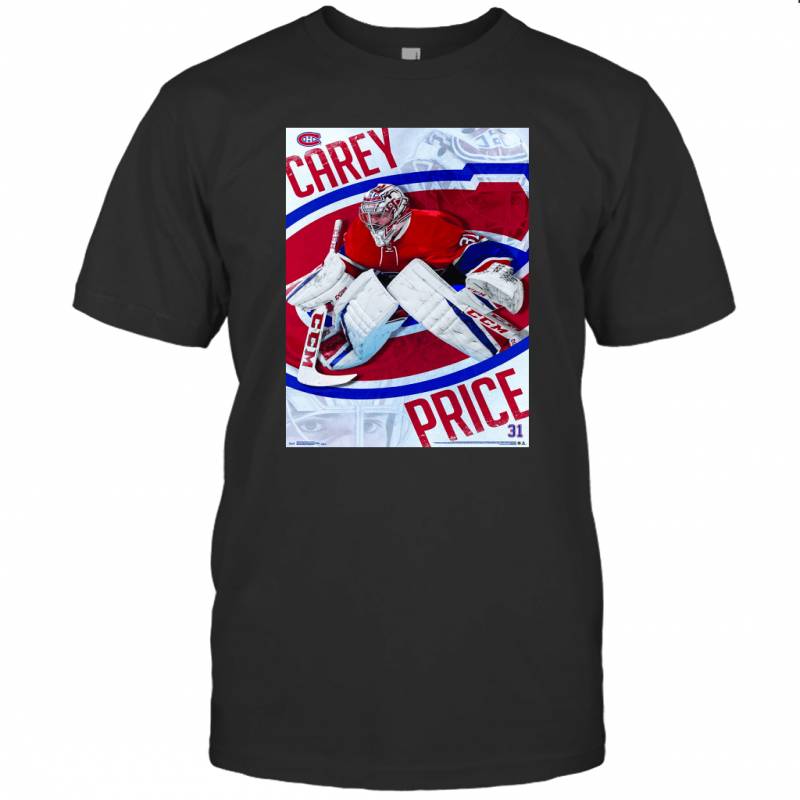 International Wall Poster Montreal Canadiens Carey Price T-Shirt