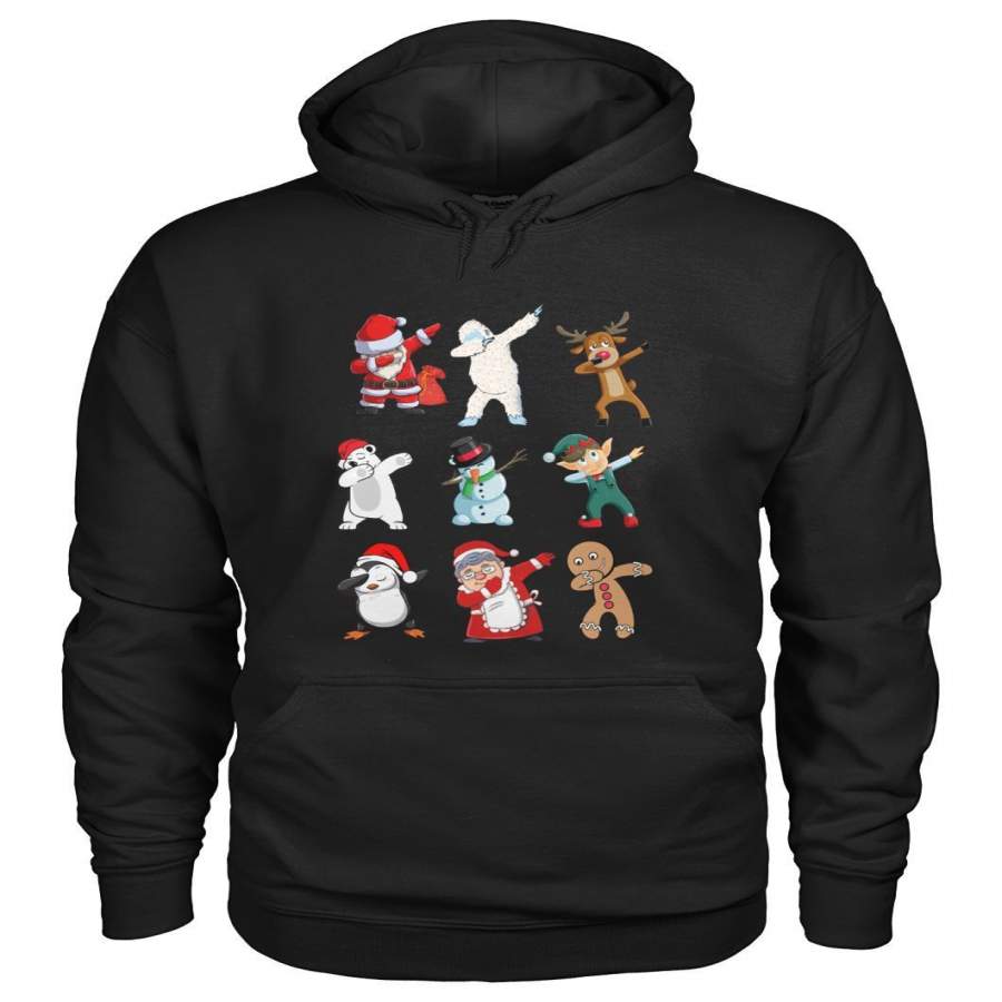 Dabbing Santa Claus And Friends Christmas Boys Girls Hoodie