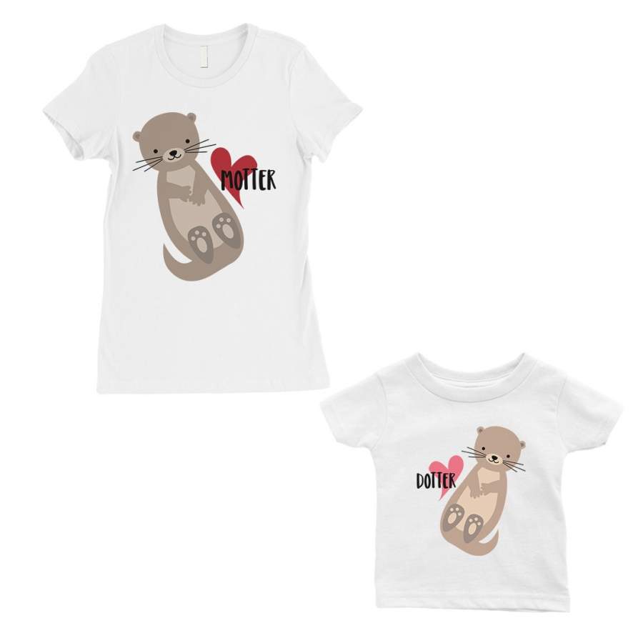 Motter Dotter Mom and Baby Matching Gift T-Shirts