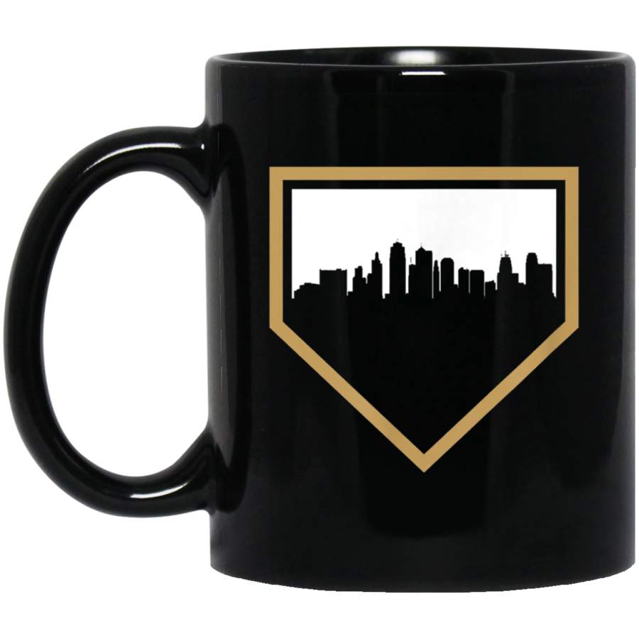 Vintage Kansas City Baseball KC Home Skyline Mug