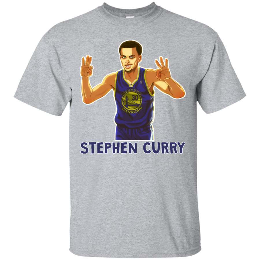 AGR Amazing Stephen Curry Basketball Player – Warriors Team Shirt G200 Gildan Ultra Cotton T-Shirt