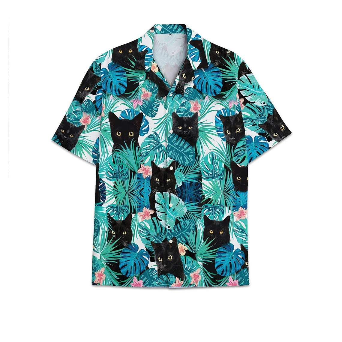 Aloha Hawaii Shirt Pet Combination Print Made In Summer Beach Shirts 47 Ha9492