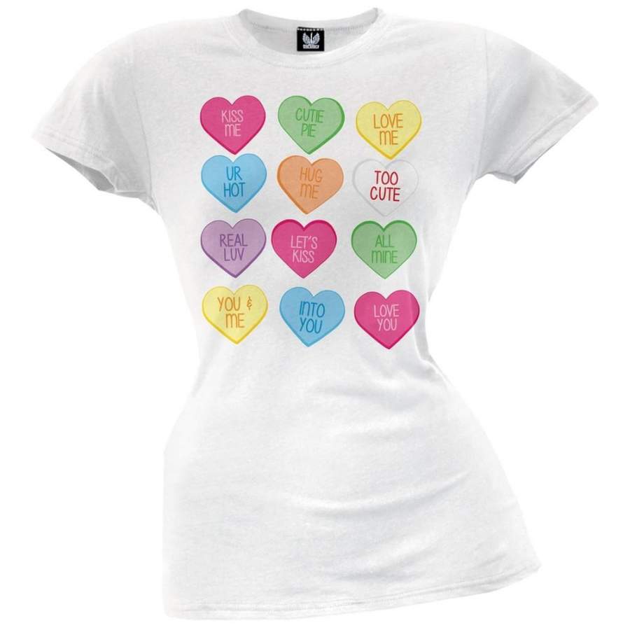 Candy Hearts Juniors T-Shirt