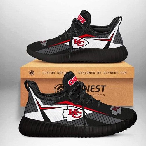 Kansas City Chiefs Shoes Customize Yeezy Sneakers Gift For Fan