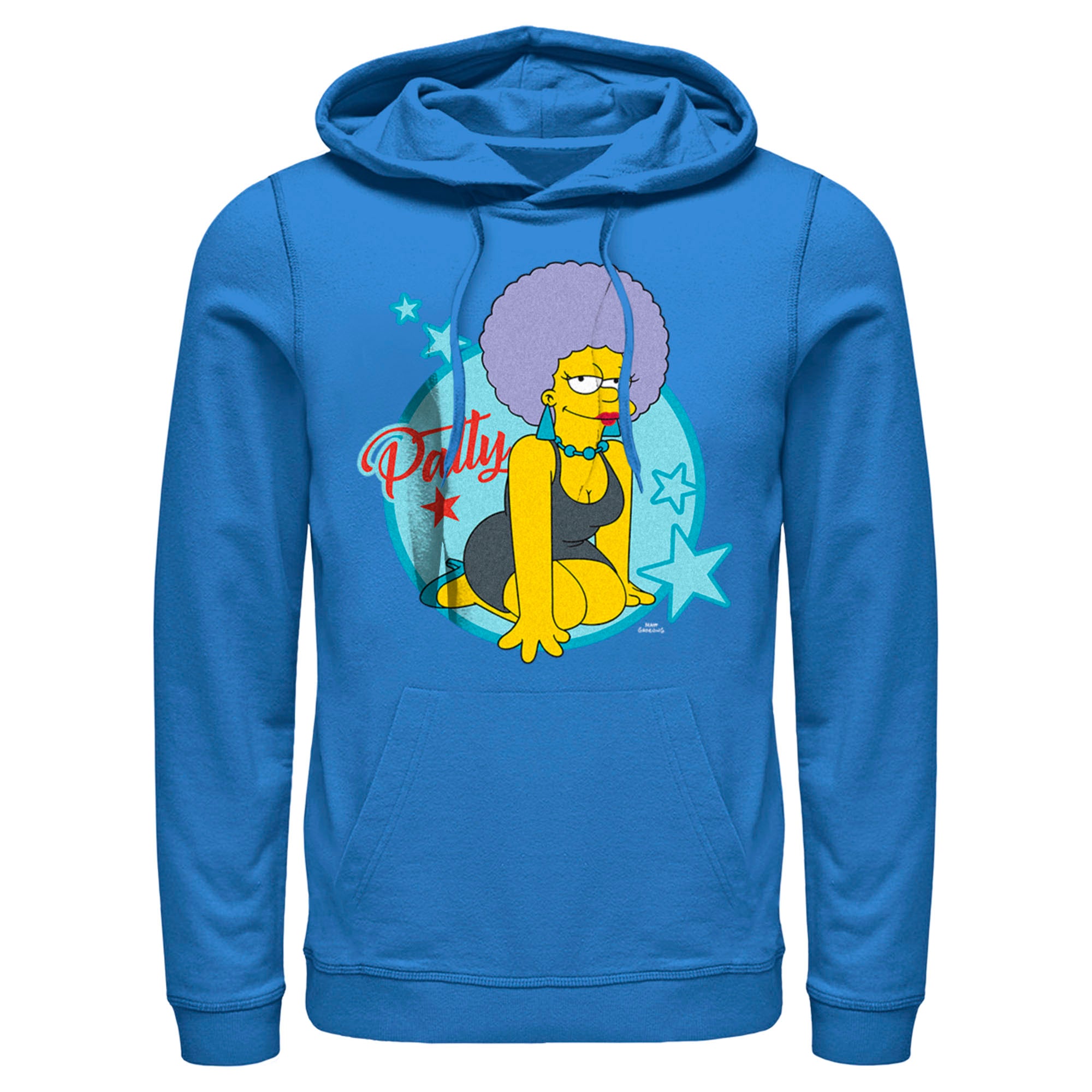 Men’S The Simpsons Patty Portrait Pull Over Hoodie