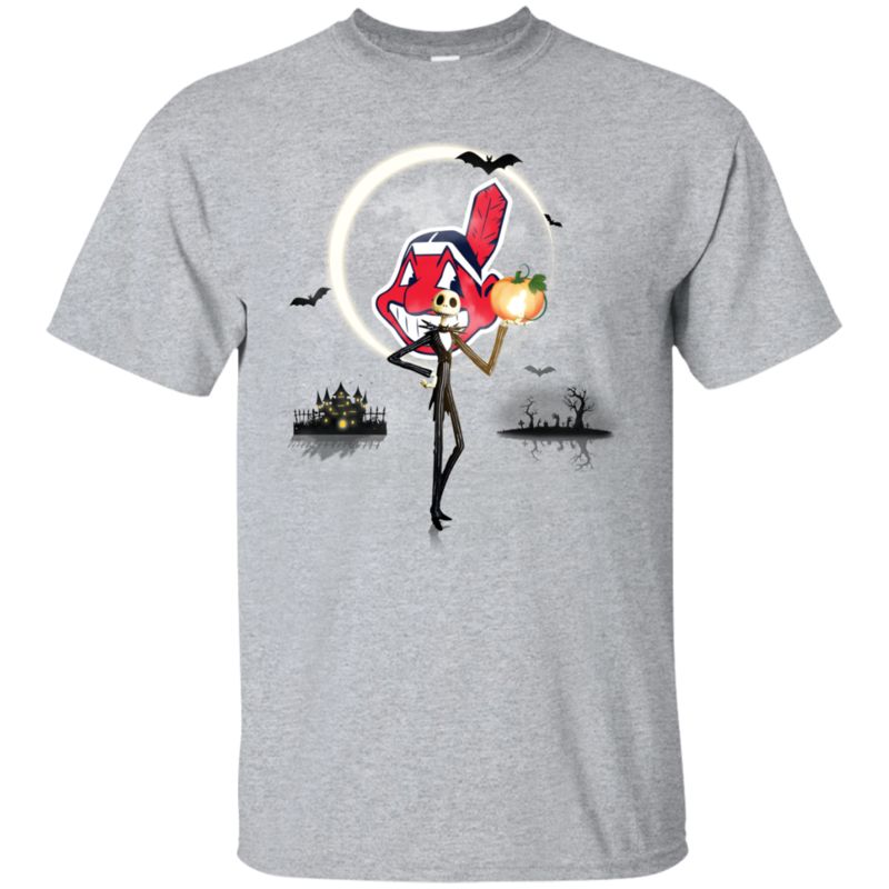 Jack Halloween Shirt For Cleveland Indians Fans Cotton T-Shirt