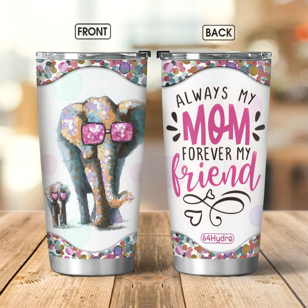 Mother Gift For Mother Elephant Art Dngb0612005Z Stainless Steel Tumbler