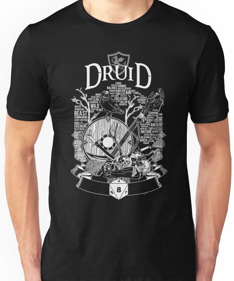 Rpg Class Series Druid Version Shirt