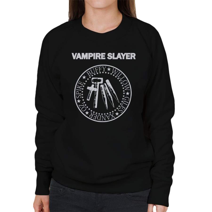 The Ramones Buffy The Vampire Slayer Women’s Sweatshirt