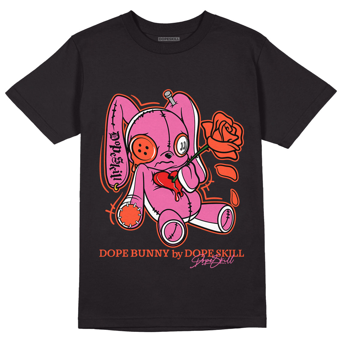 Jordan 5 Gs Pinksicle Dopeskill T-Shirt Dope Bunny Graphic