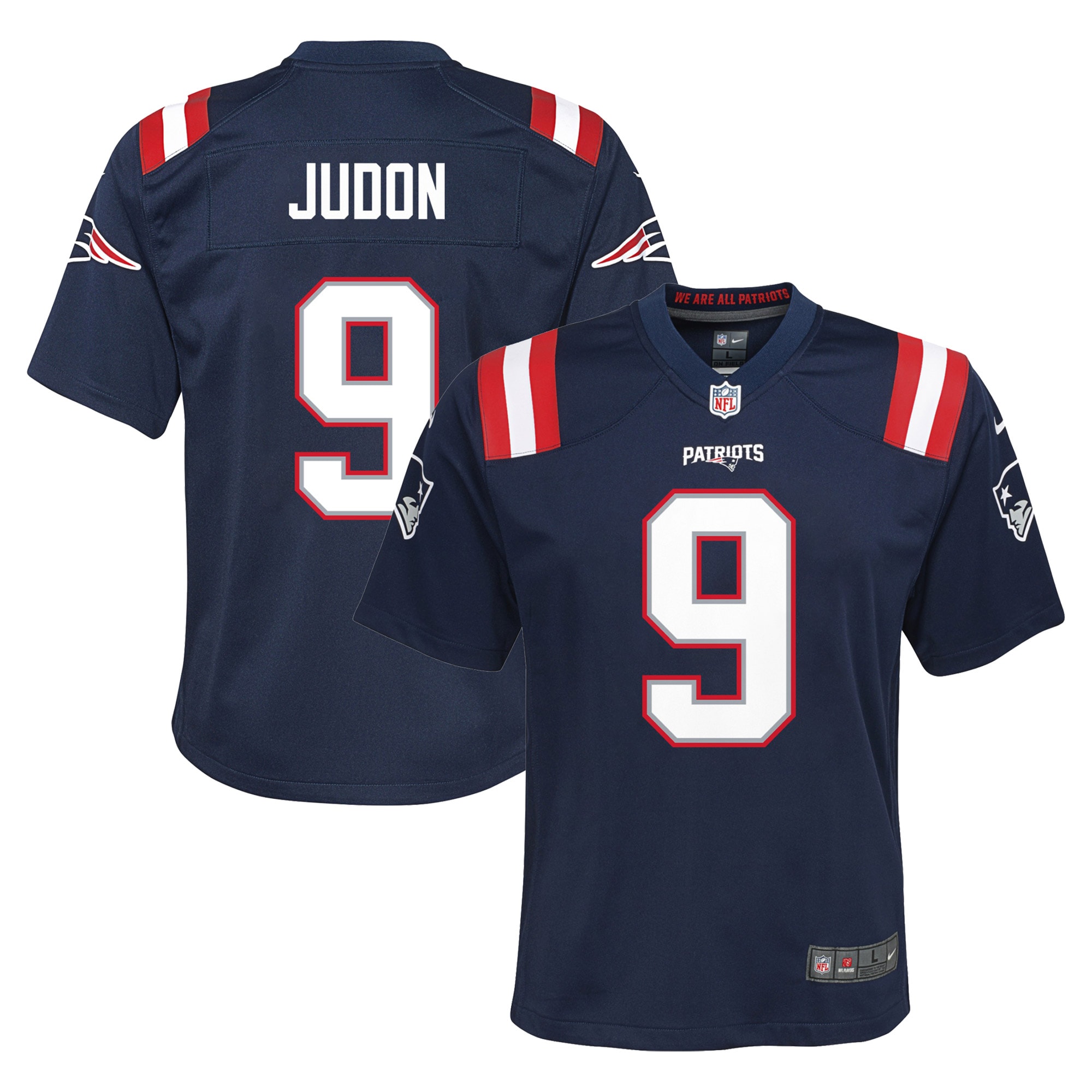 Youth New England Patriots Matthew Judon Navy Game Jersey