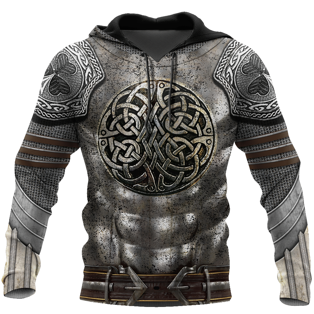 Irish Armor Warrior Knight Chainmail 3D All Over Printed Shirts For Men And Women Am250205