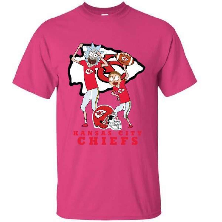 Kansas city chiefs Rick and morty T-Shirt