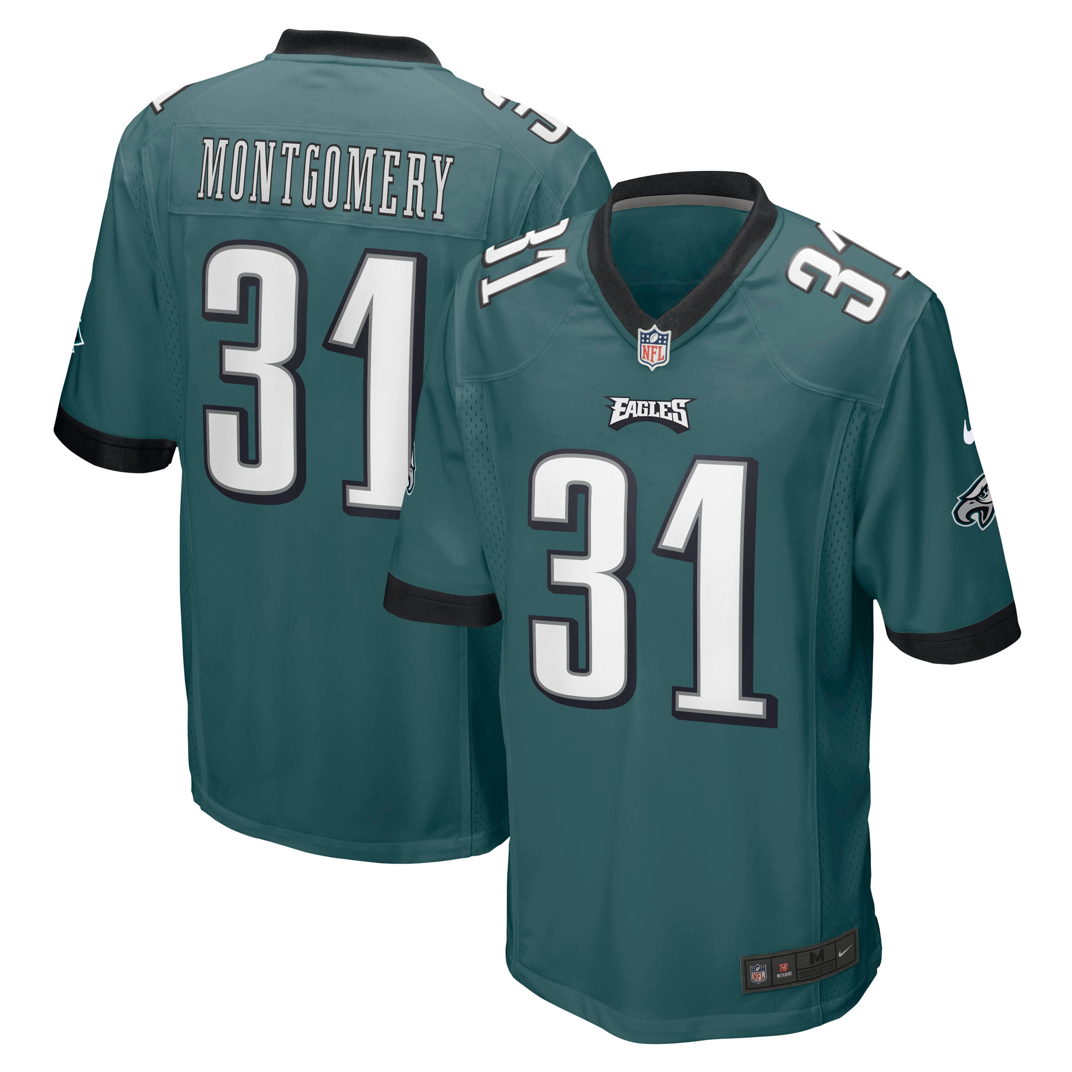 Wilbert Montgomery Philadelphia Eagles Retired Player Jersey – Midnight Green NFL