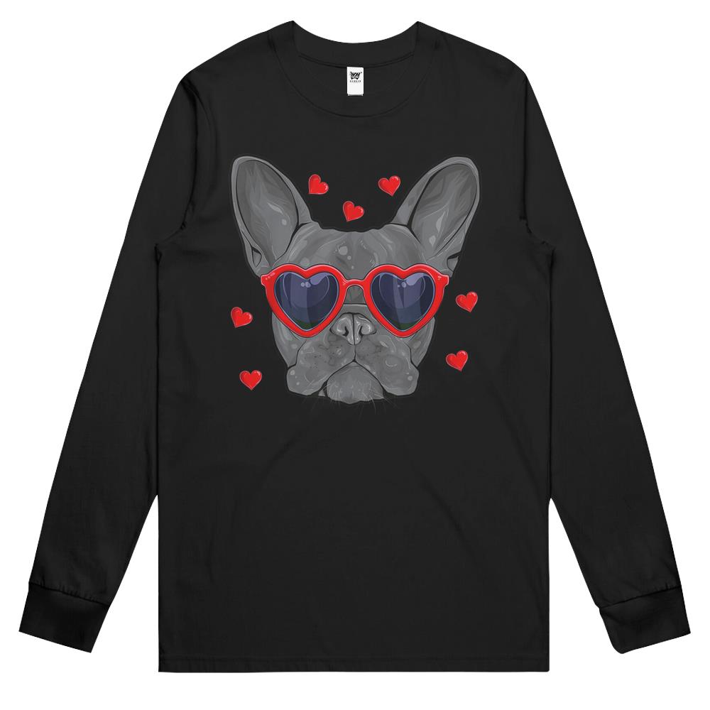 Funny French Bulldog Valentine’S Day French Bulldog Lover Long Sleeve T Shirts