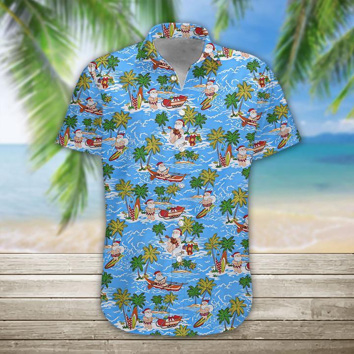 Santa Hawaii Shirt For Men Women Adult Ha1202