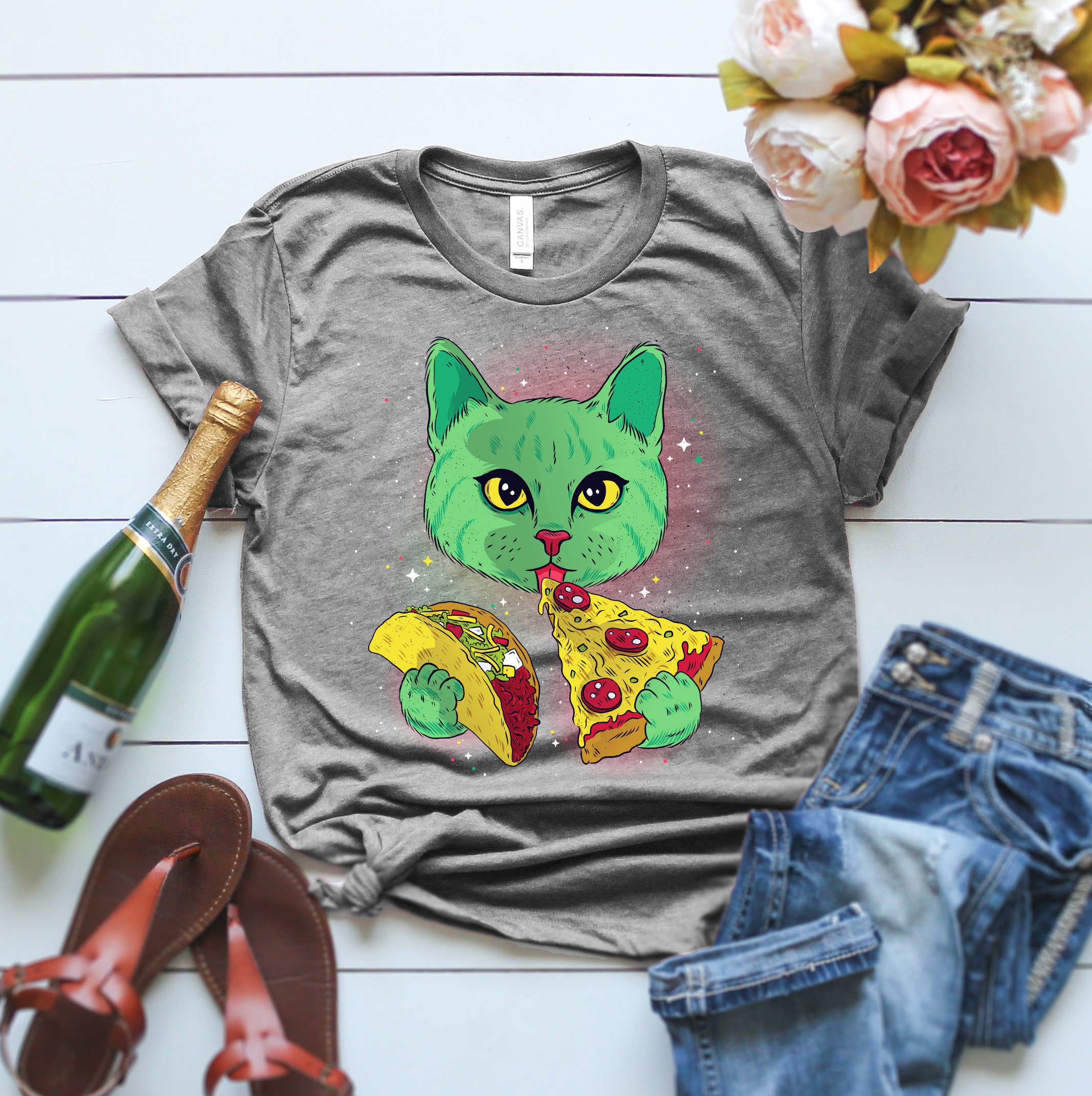 Cat Shirt, Cat Shirts For Women, Cute Cat T-Shirt, Funny Cat Shirt, Tumblr Shirts, Crazy Cat Lady, Cat Lover Gifts, Meow Shirt, Kitten Shirt