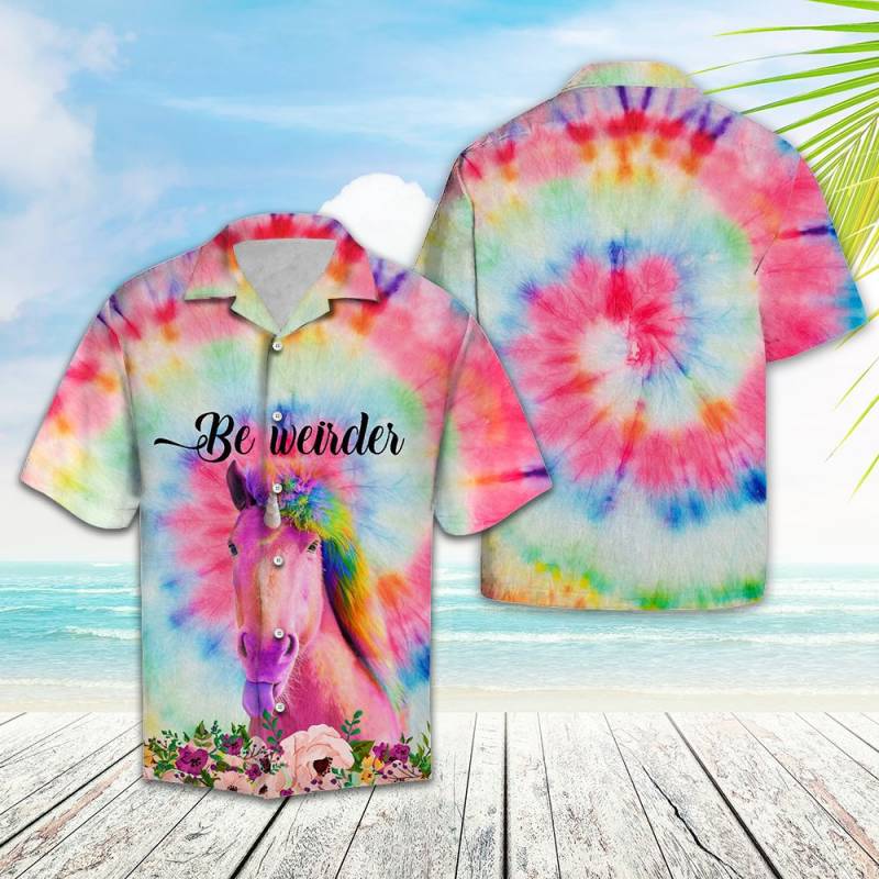 Unicorn Tiedye Hawaii Shirt Ha10856