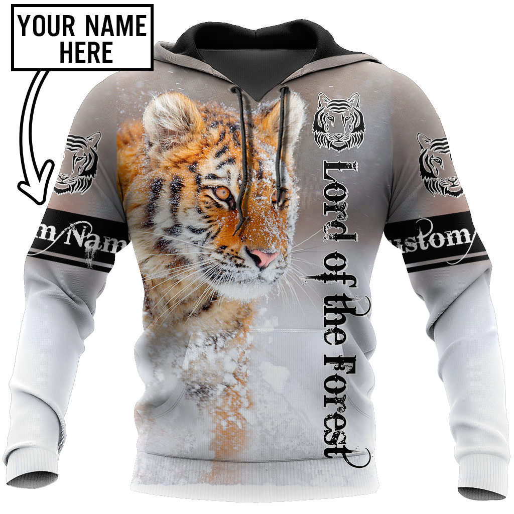 Customize Name Tiger 3D All Over Printed Shirts