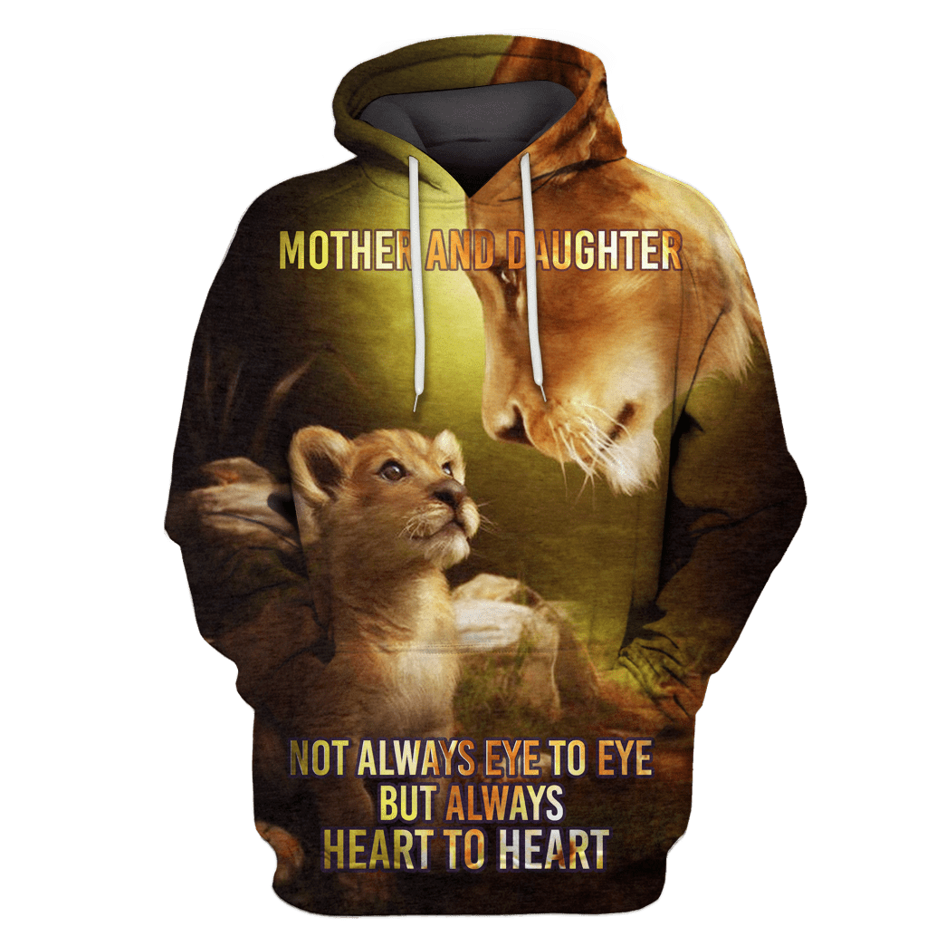 Not Always Eye To Eye But Always Heart To Heart Hoodies – T-Shirts Apparel