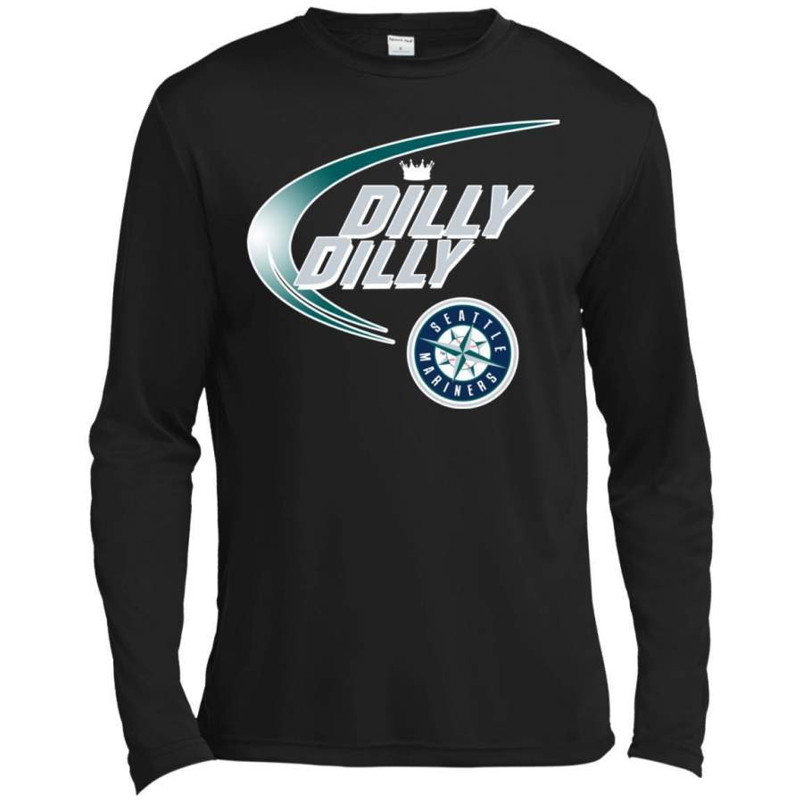 AGR Dilly Dilly Seattle Mariners Sport Premium Long Sleeve T-shirt