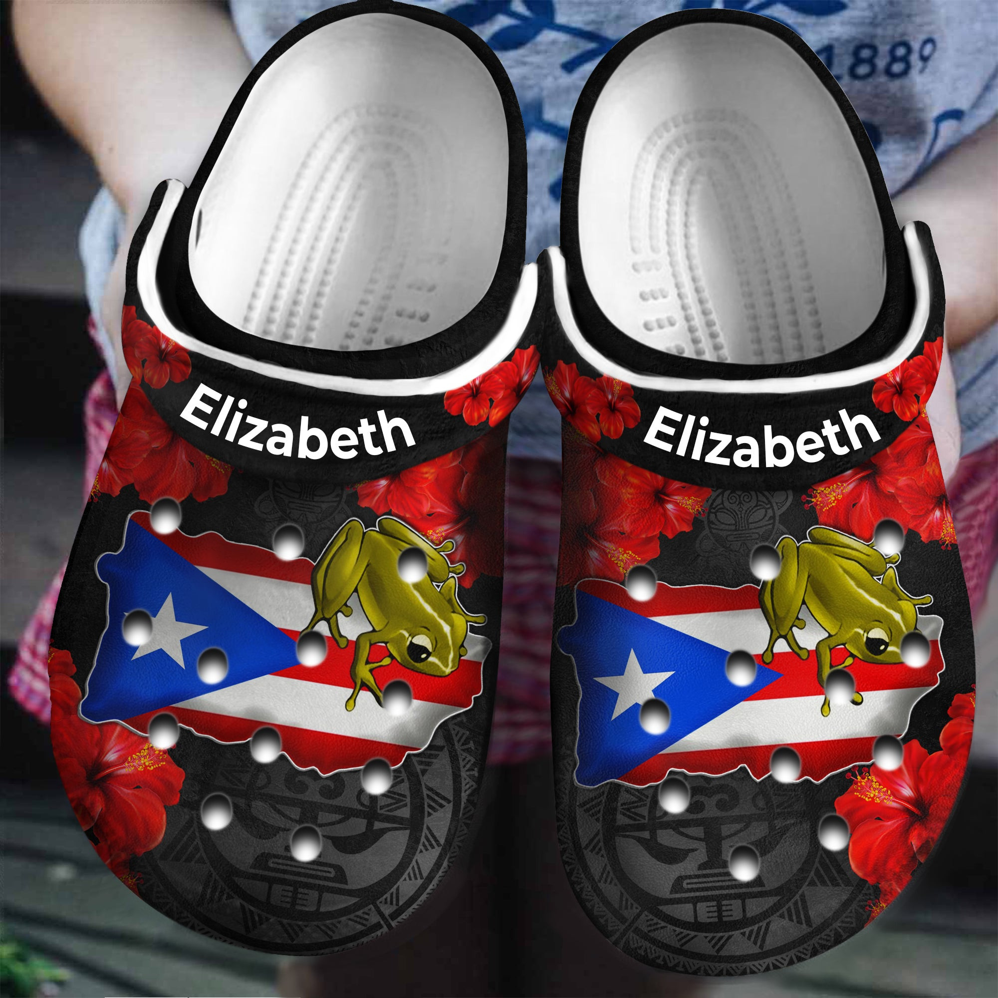 Coqui And Puerto Rico Flag Flag Personalized Shoes Clogs Clogs Gifts For Men Women – Fl-Colorado