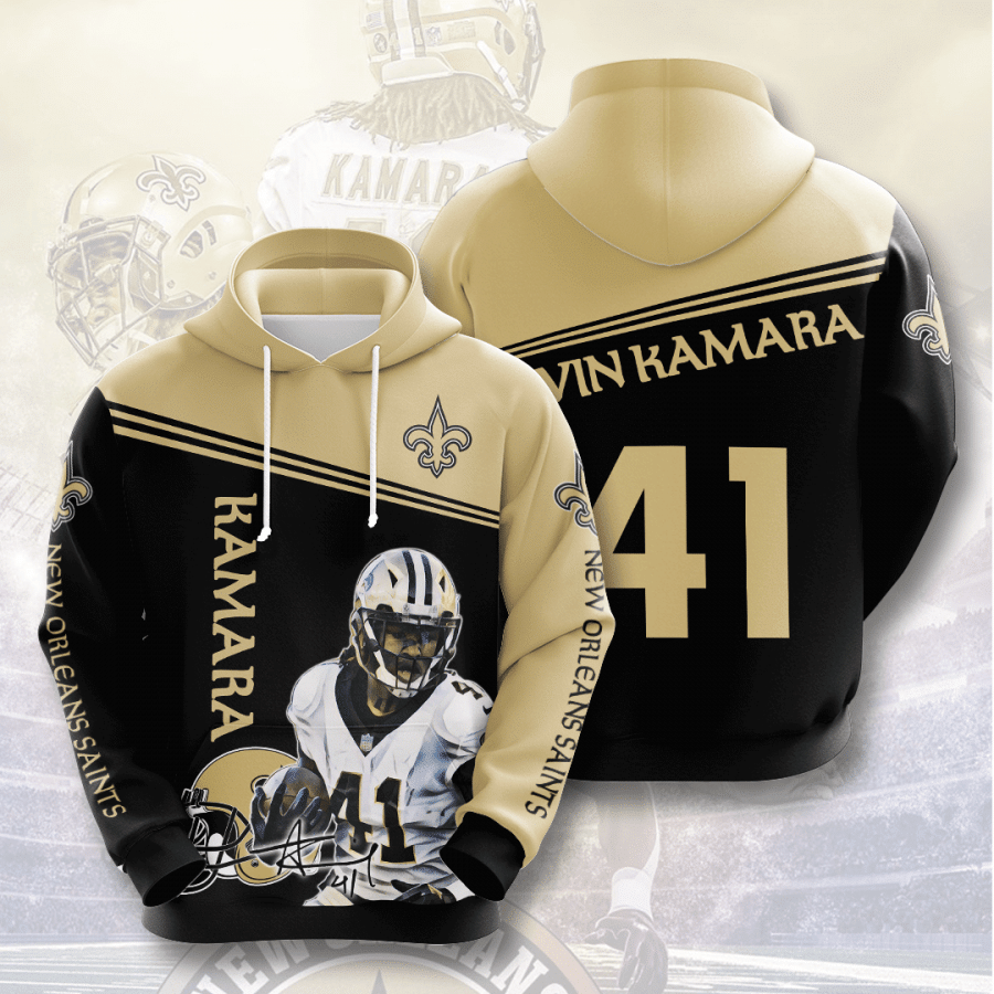 Alvin Kamara New Orleans Saints New Orleans Saints 81 Unisex 3D Hoodie Gift For Fans