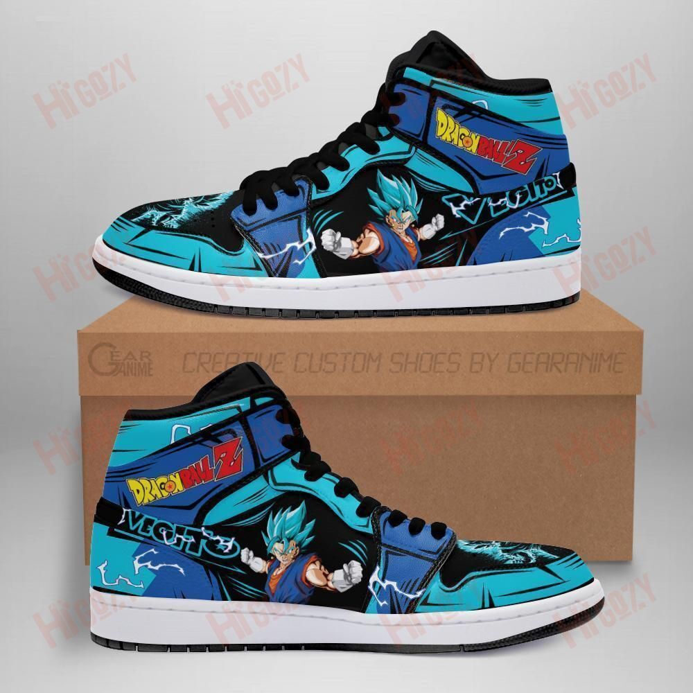 Vegito Blue Sneakers Custom Dragon Ball Z Anime Shoes