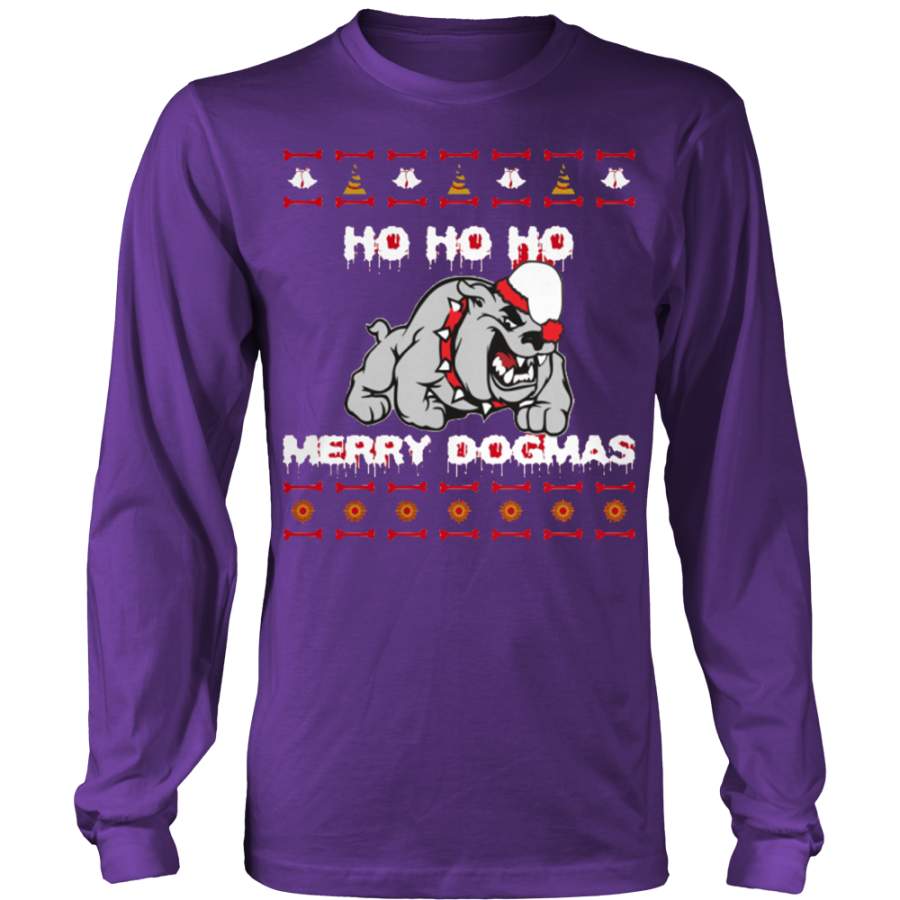 Ugly Christmas Sweater DogMas Hoodie