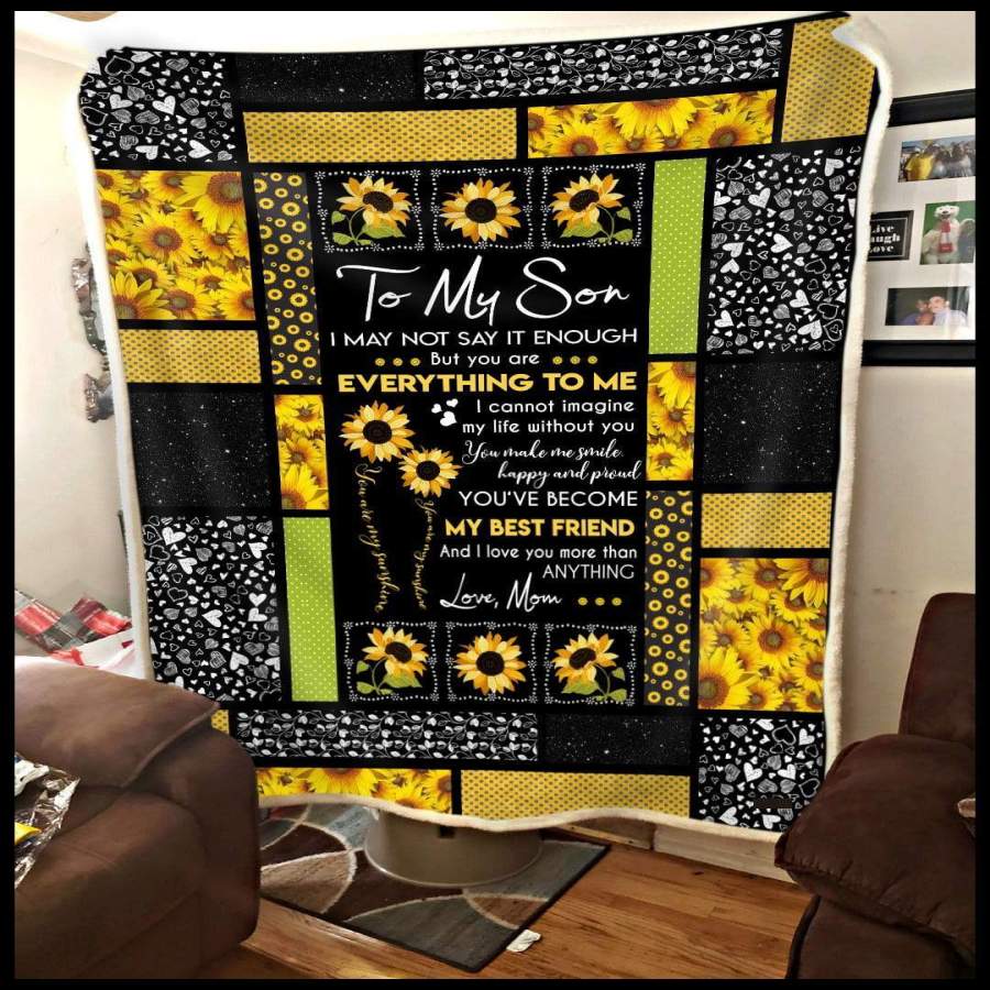 Blanket Gift For Wife You Are Everything To Me