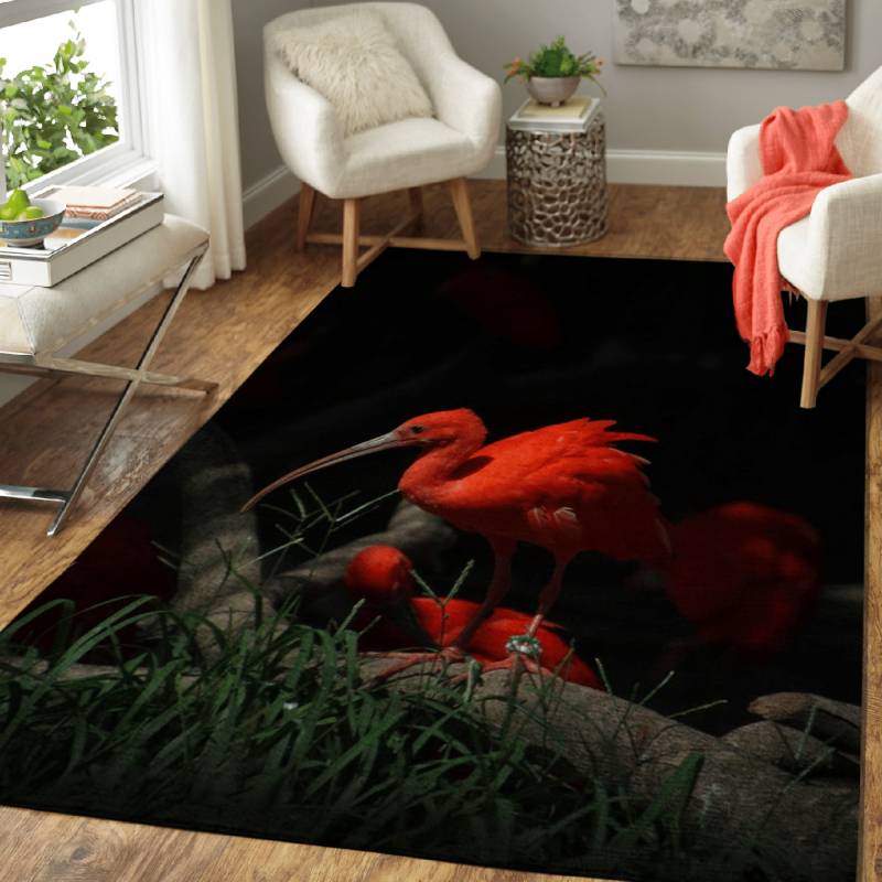 Red Bird – Animals Area Rug Carpet