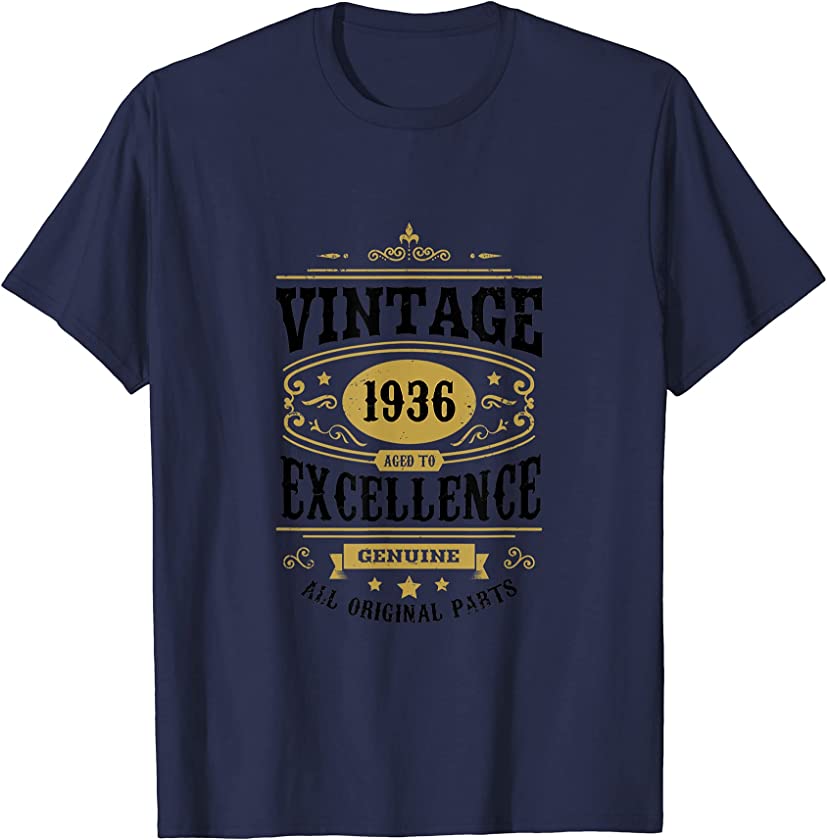 85th Birthday Dad 85 Year Old Vintage Gift for Grandpa 1936 T-Shirt