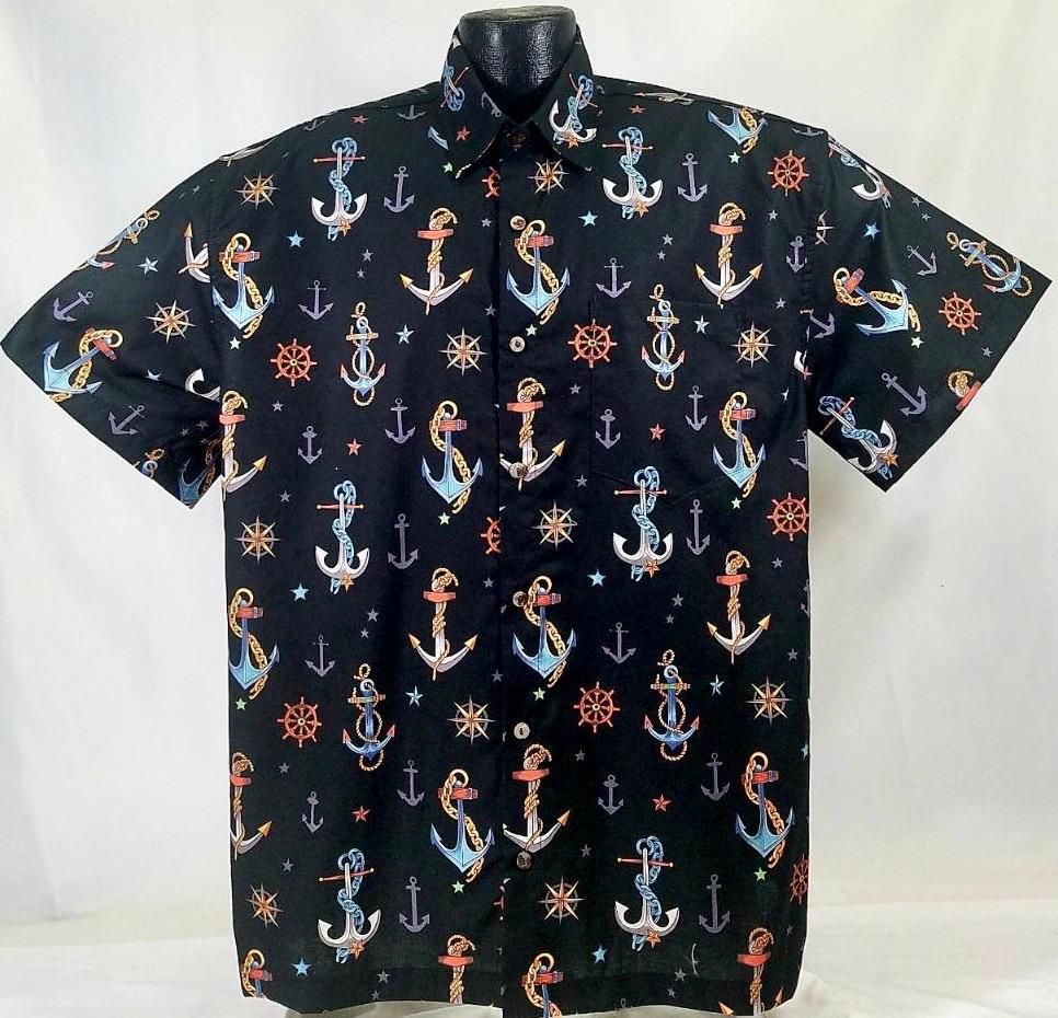 Anchor Black Amazing Design Hawaiian Shirt DHC18063767