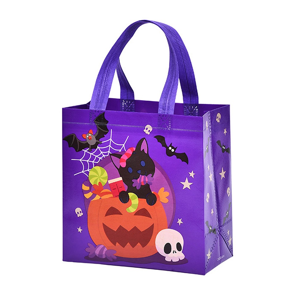 Halloween Handbag Children'S Candy Bag Gift Nonwoven Festival Decor Pumpkin Skullss Decal Tote Bag Ghostss Party Accessories Alx Trendy Fashion