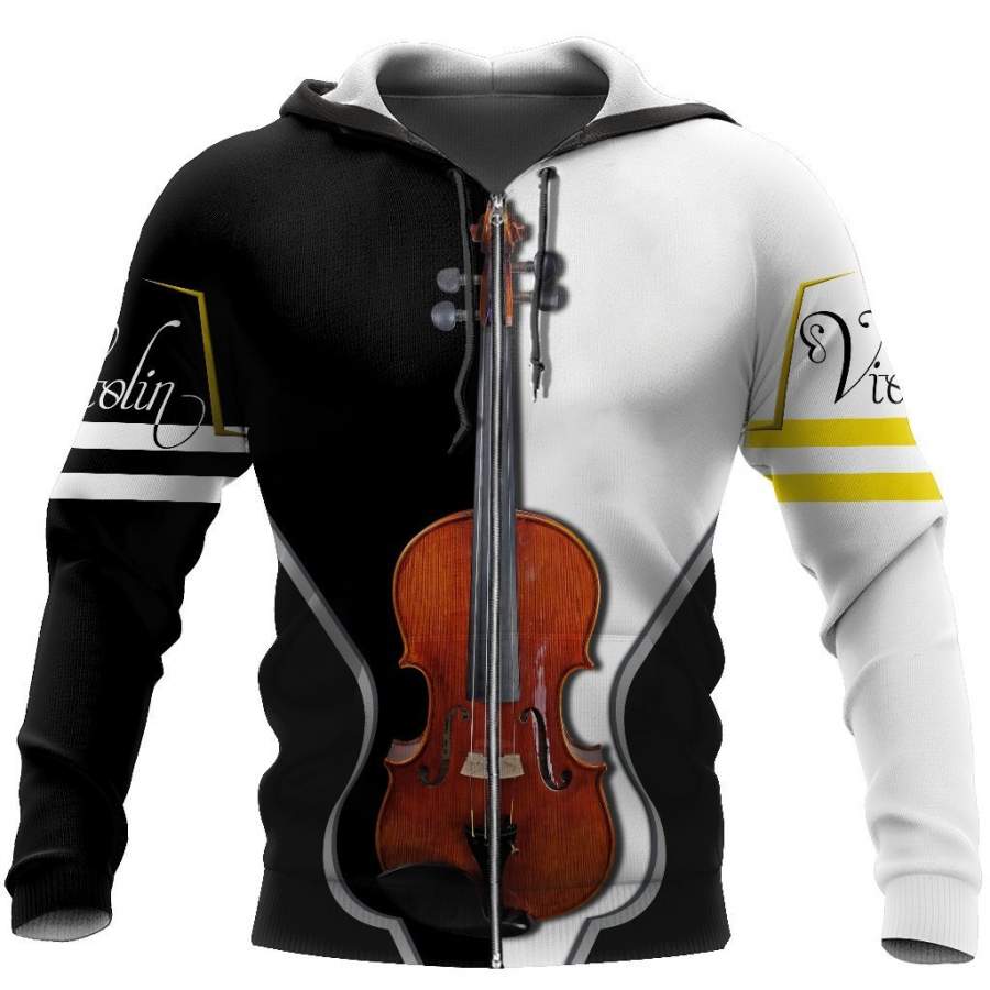 Violin music 3d hoodie full HG HAC281102