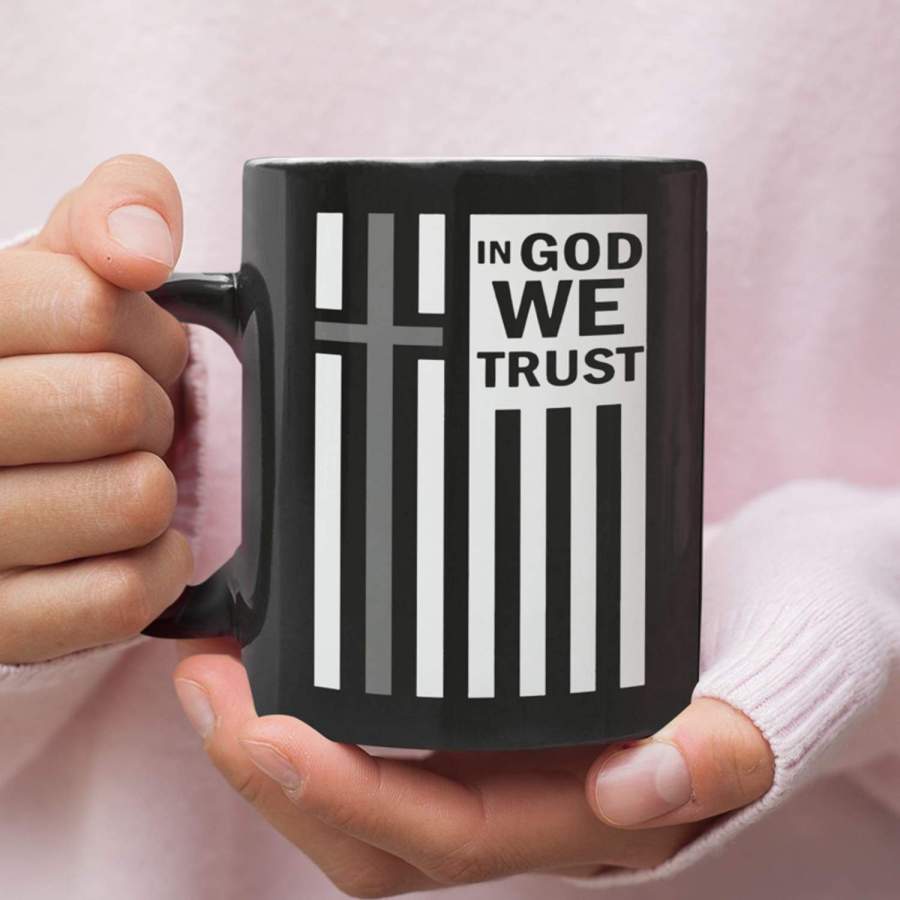 In God we trust coffee mug