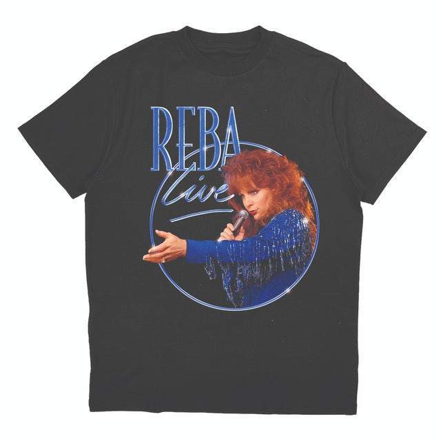 Reba McEntire Reba Live Concert Special Black T-Shirt