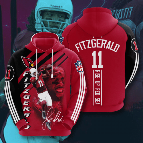 Arizona Cardinals Larry Fitzgerald 71 Unisex 3D Hoodie Gift For Fans