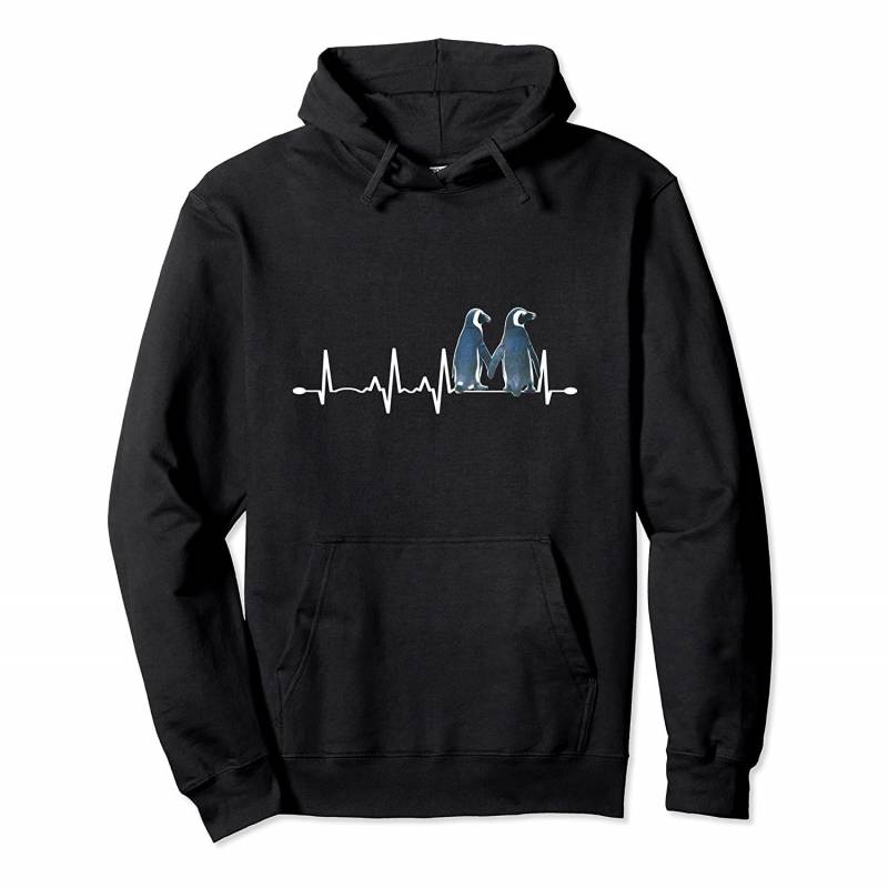 Penguin Heartbeat Love Rhythm EKG Animal Lovers Gift Pullover Hoodie, T Shirt, Sweatshirt