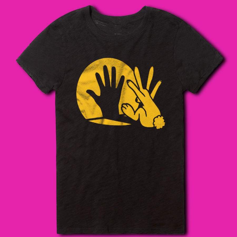 Rabbit Shadow Puppet Women’S T Shirt