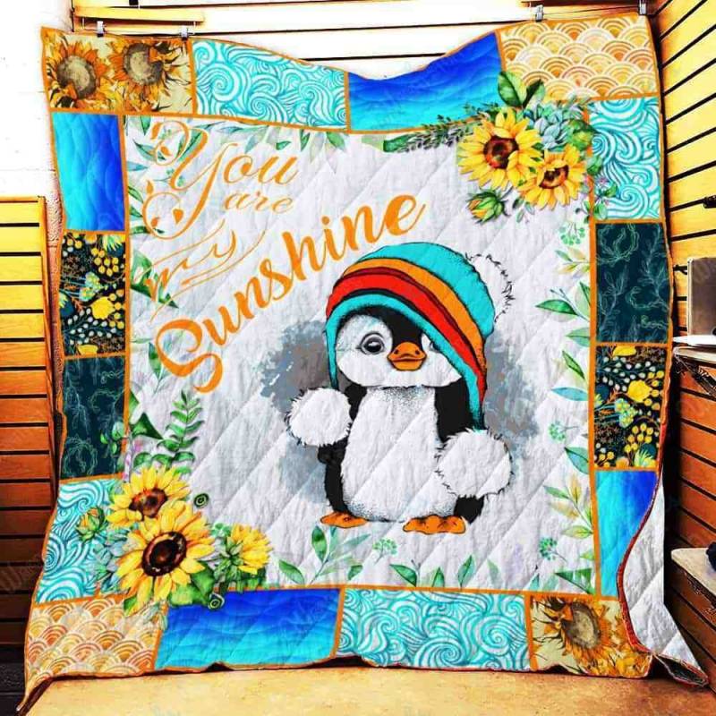 LL Penguin Quilt Blanket