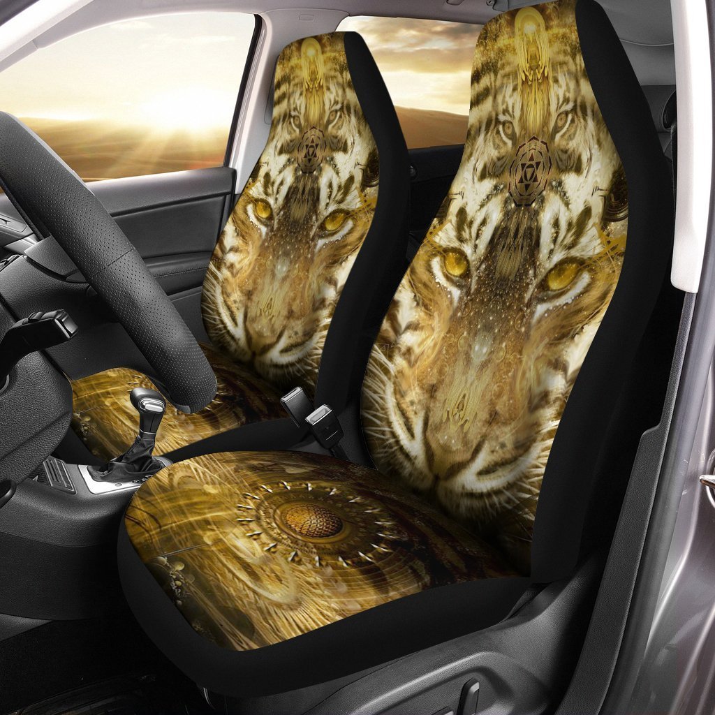 Tiger Car Seat Covers Custom Tiger Car Decorations Gifts Idea