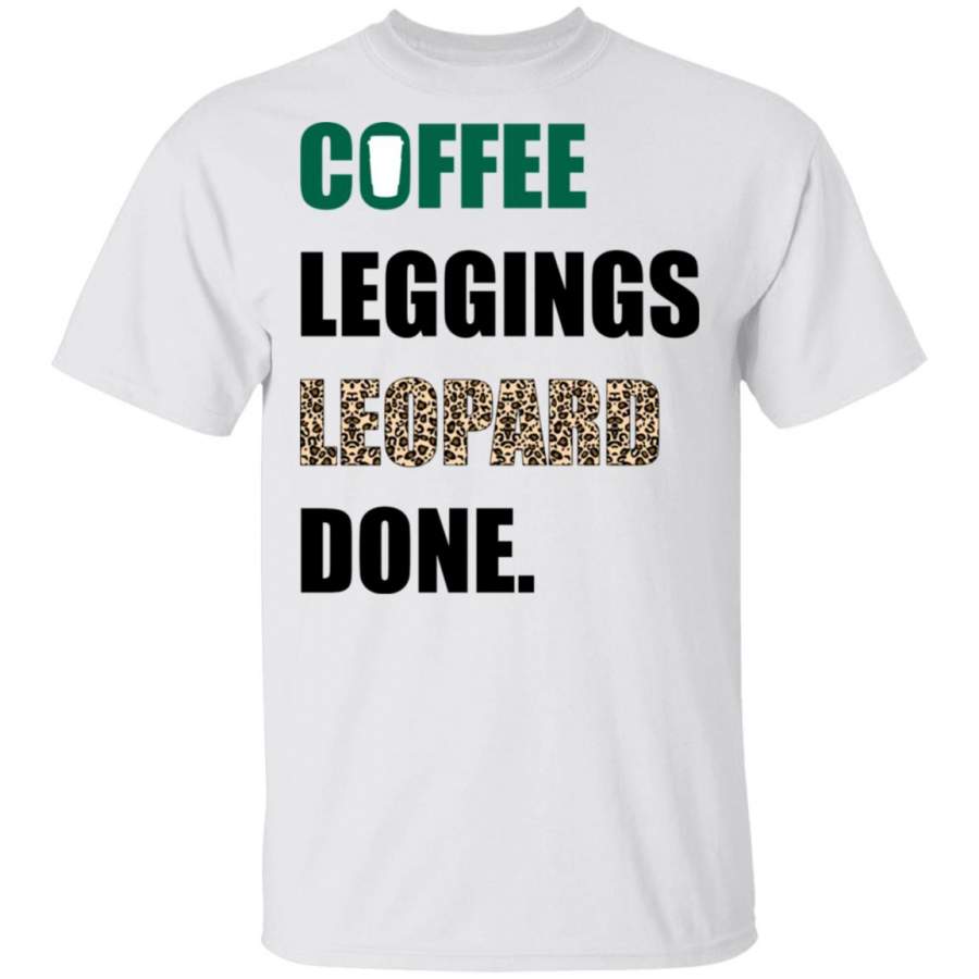 Coffee Leggings Leopard sweatshirt