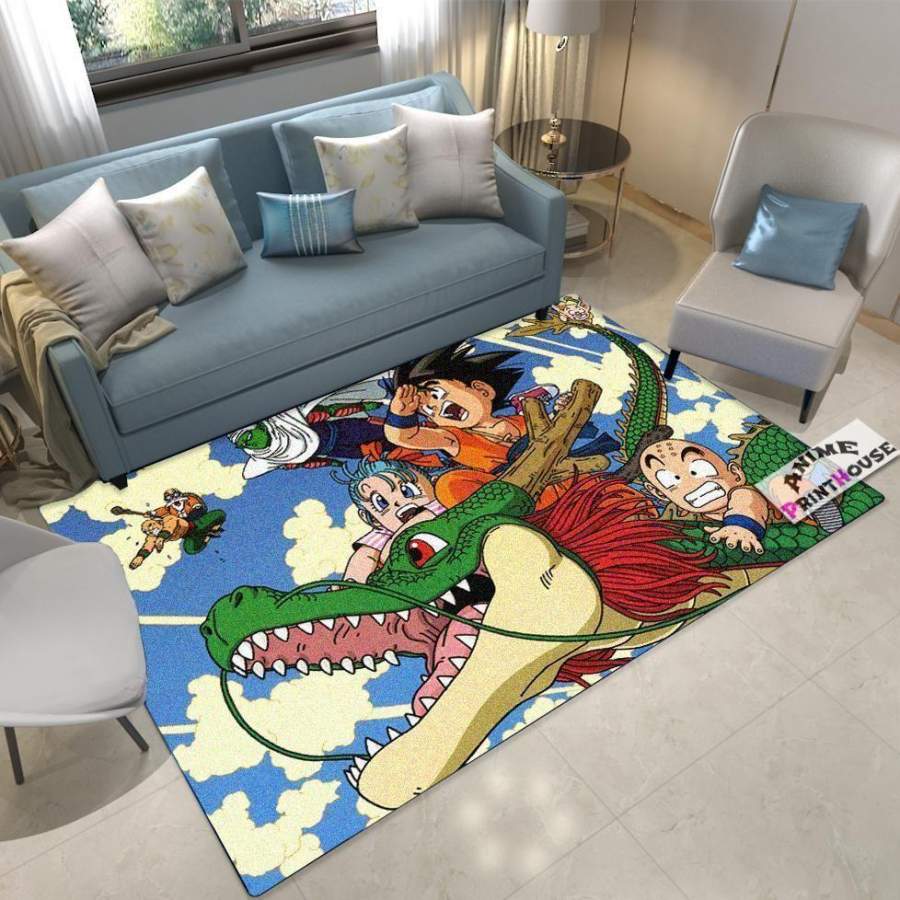 DRAGON BALL Z Area Rugs, Anime Living Room Carpet, Home Floor Decor ...