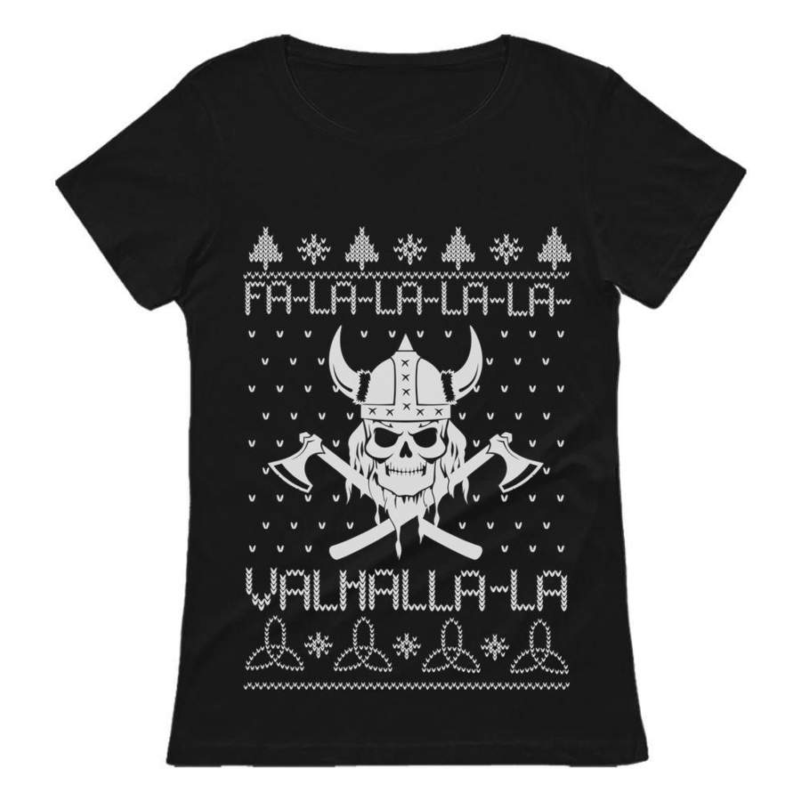 Viking Nordic God Valhalla Ugly Christmas Women T-Shirt