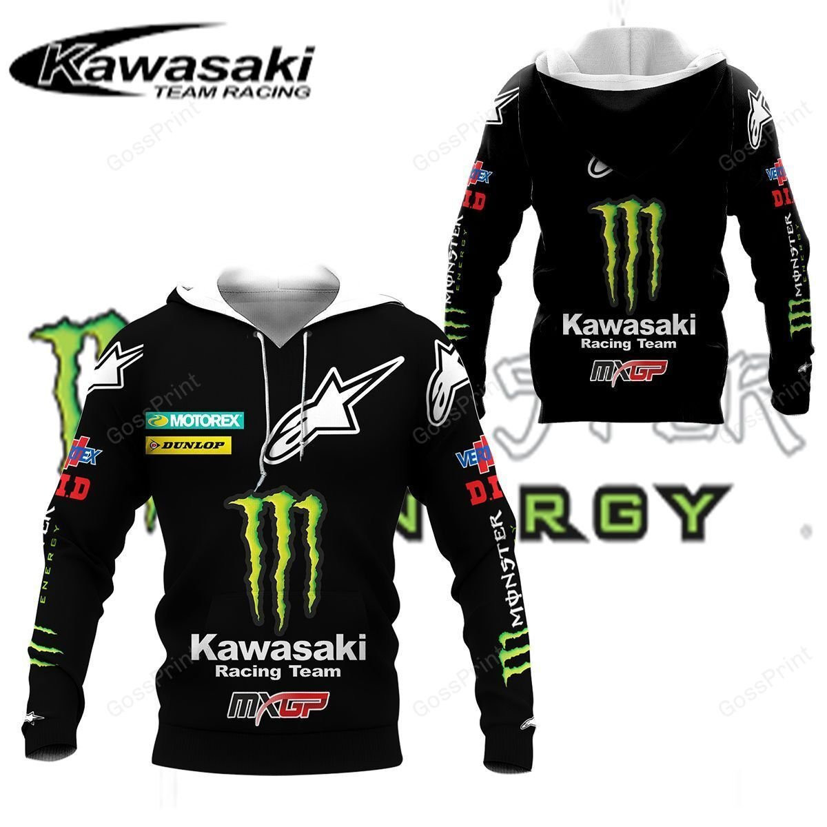 3D All Over Kawasaki Shirt Ver 19