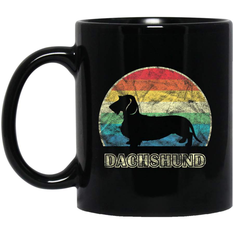 Wirehaired Dachshund Vintage Style Dog Mug