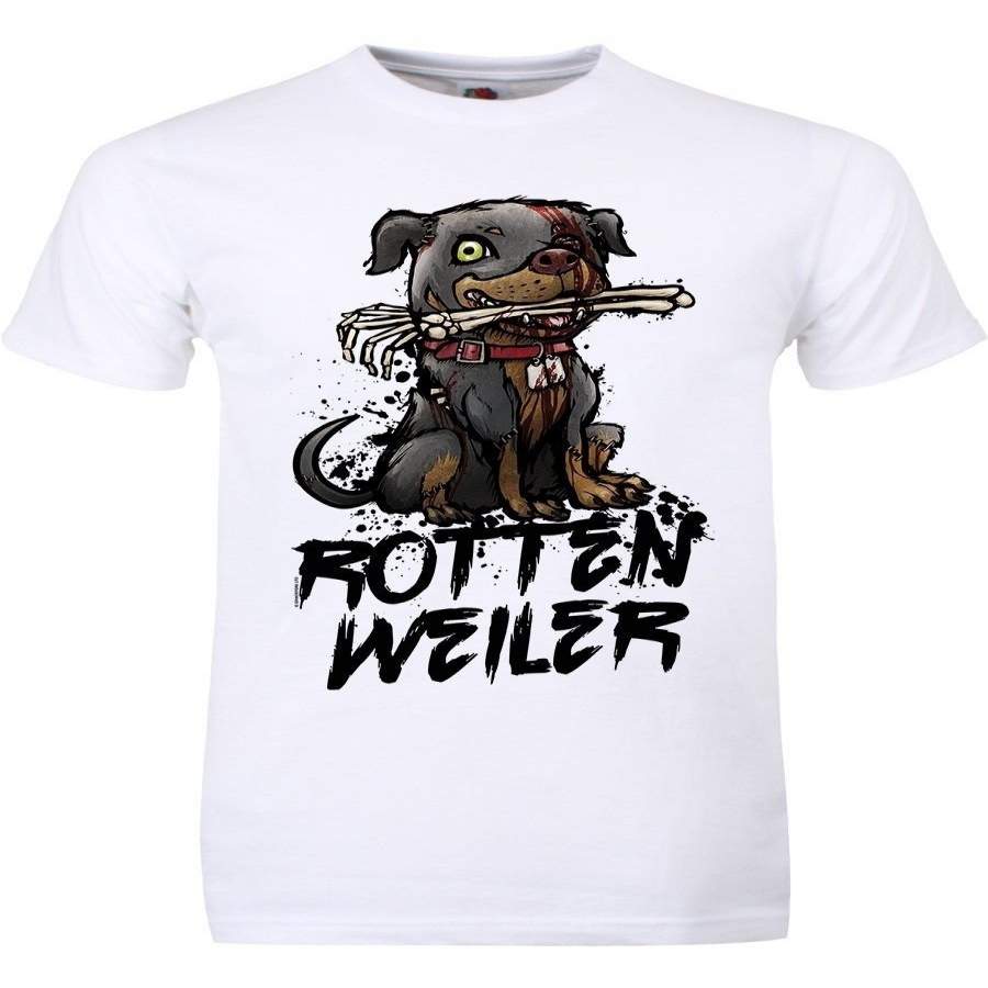 Zombie Petz Rotten Weiler MäNner Fashion Men’S T-Shirt